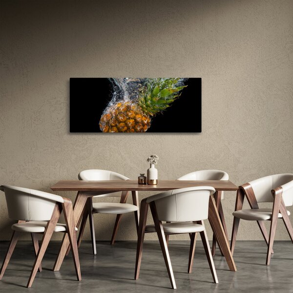 Ananász a vízben képe (120x50 cm)