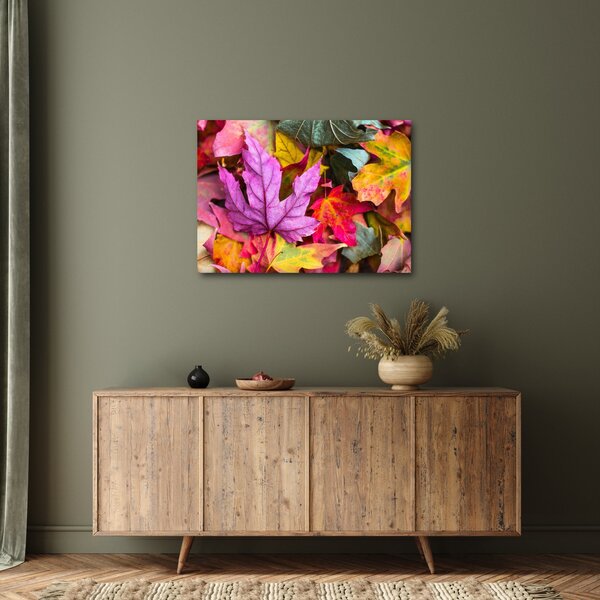 Kép - őszi levelek (70x50 cm)