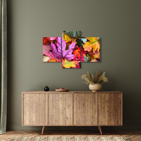 Kép - őszi levelek (90x60 cm)