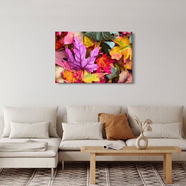 Kép - őszi levelek (90x60 cm)