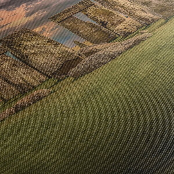 Stonehenge képe (órával) (90x30 cm)