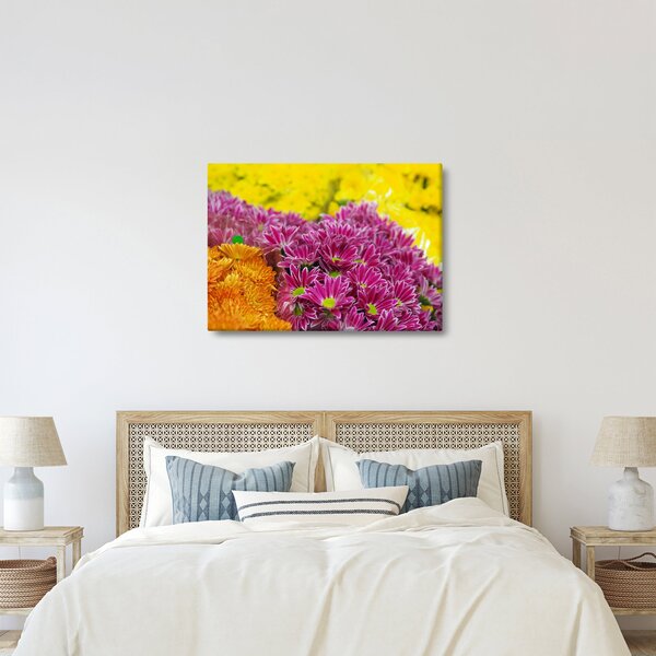 Rózsaszín virág képe (70x50 cm)