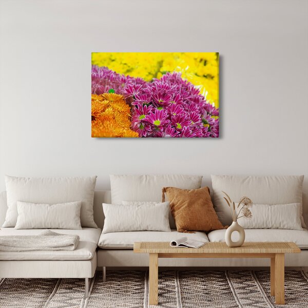 Rózsaszín virág képe (90x60 cm)