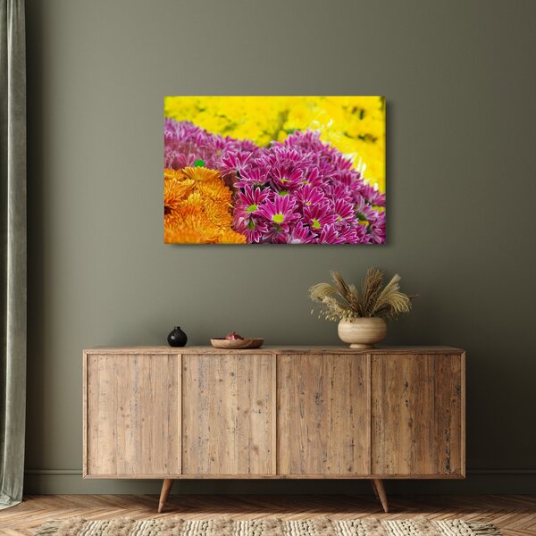 Rózsaszín virág képe (90x60 cm)