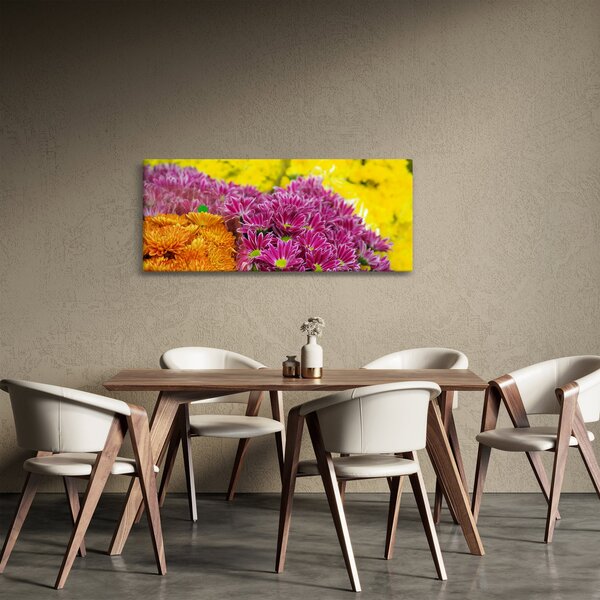 Rózsaszín virág képe (120x50 cm)