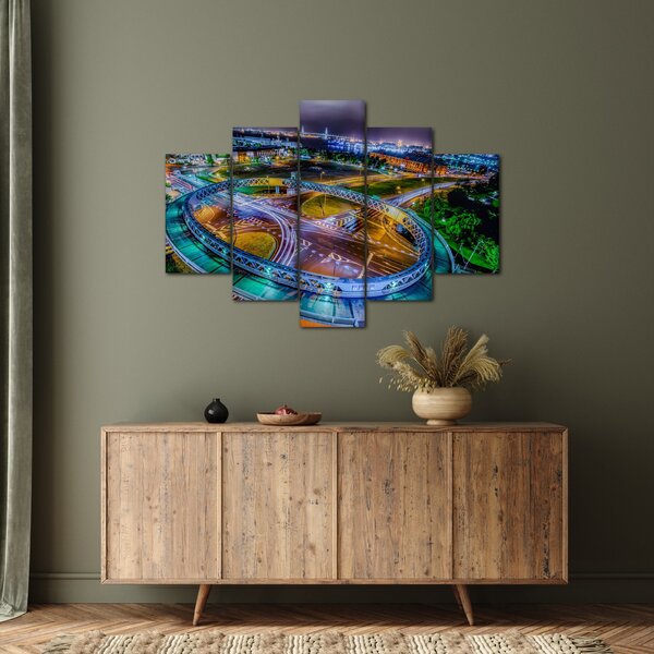 Kép - éjszakai panoráma (150x105 cm)