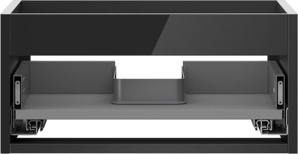Mexen Box-A mosdó alatti szekrénytest 50 cm, 1 fiók, fekete fényes - 91AX0-0500-235-1-70