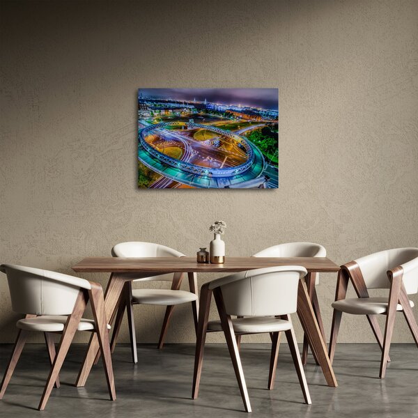 Kép - éjszakai panoráma (70x50 cm)