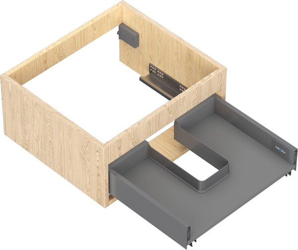 Mexen Box-A mosdókagyló alatti szekrénytest 50 cm, 1 fiók, tölgy - 91AX0-0500-235-1-81