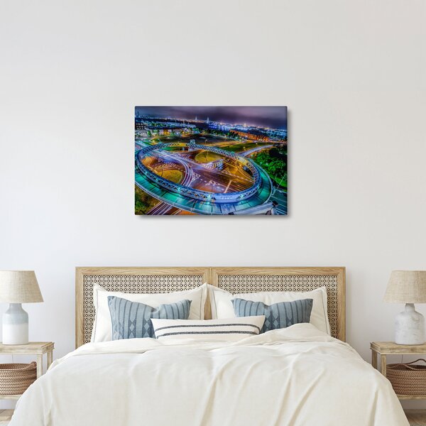 Kép - éjszakai panoráma (70x50 cm)