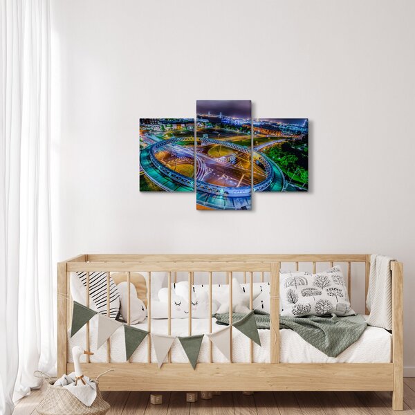 Kép - éjszakai panoráma (90x60 cm)