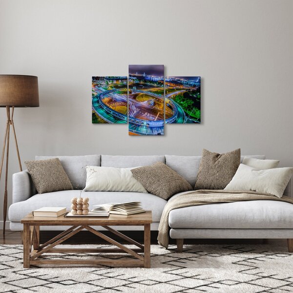 Kép - éjszakai panoráma (90x60 cm)