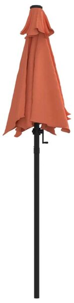 VidaXL Napernyő - Alumínium - Terrakotta - 200 cm