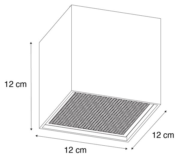 Design spotlámpa arany - Box Honey