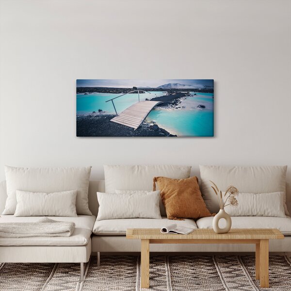 Egy fahíd képe (120x50 cm)