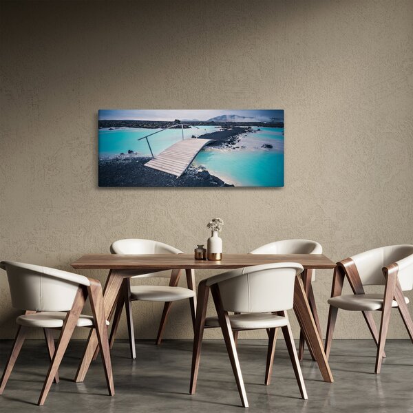 Egy fahíd képe (120x50 cm)