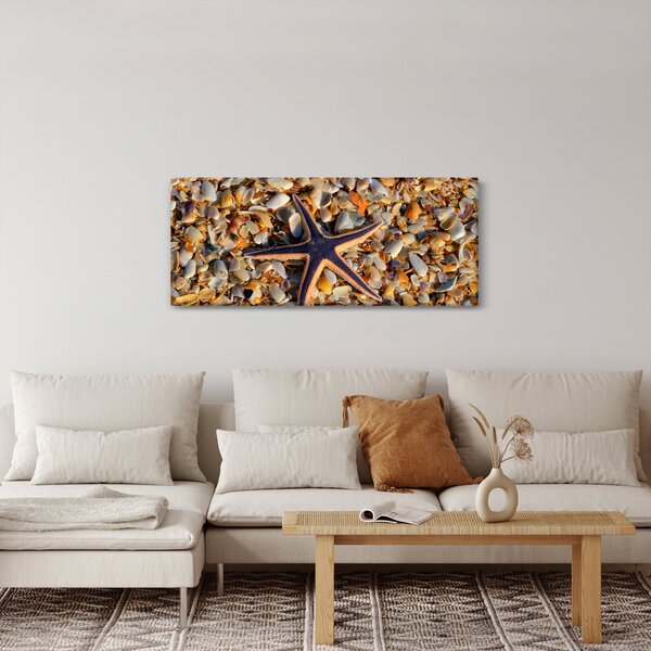 Egy tengeri csillag képe (120x50 cm)