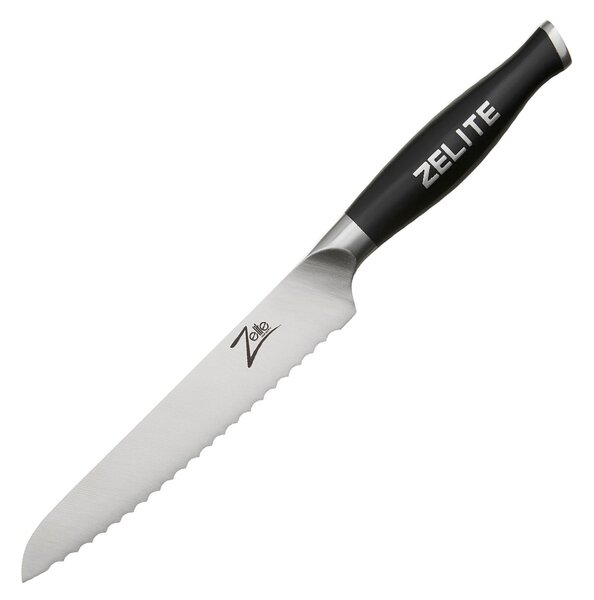 Zelite Infinity by Klarstein Comfort Pro sorozat, 6" univerzális kés, fogazott él, 56 HRC, rozsdamentes acél