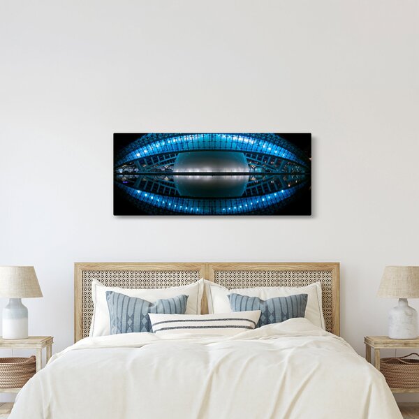 Egy kép a futballstadionról (120x50 cm)