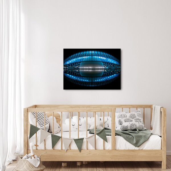 Egy kép a futballstadionról (70x50 cm)