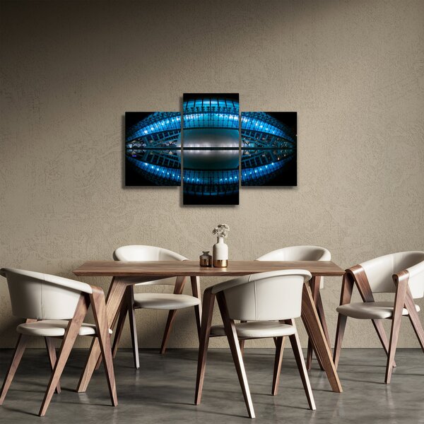 Egy kép a futballstadionról (90x60 cm)