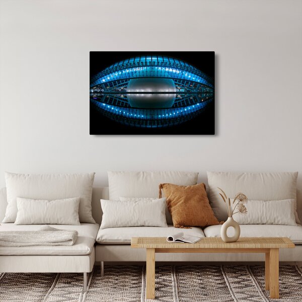 Egy kép a futballstadionról (90x60 cm)