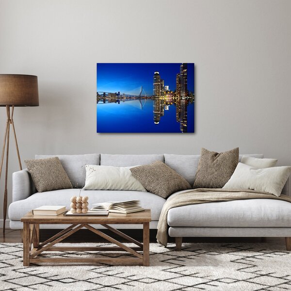 Kép - éjszaka Rotterdam (70x50 cm)