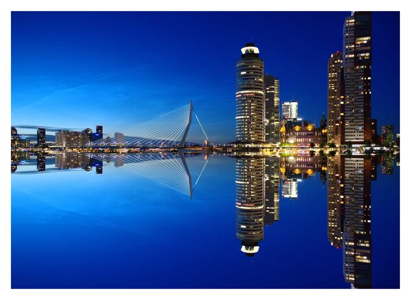 Kép - éjszaka Rotterdam (70x50 cm)