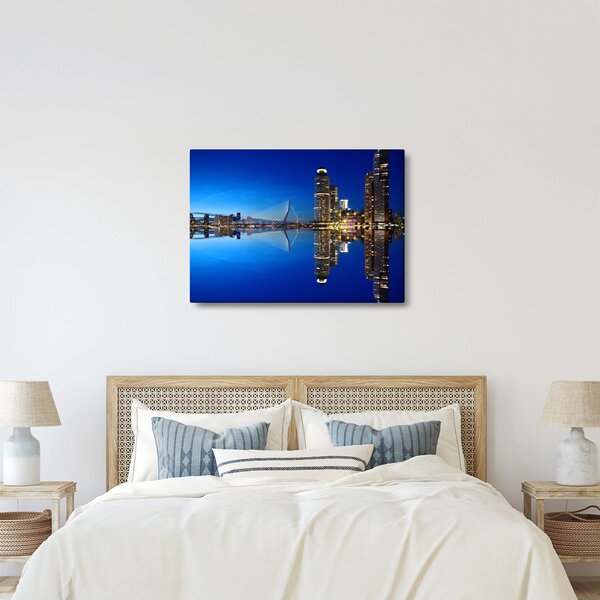 Kép - éjszaka Rotterdam (70x50 cm)