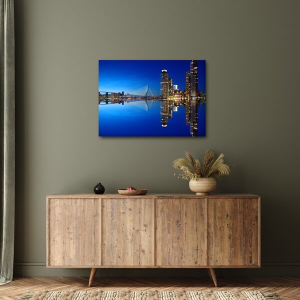 Kép - éjszaka Rotterdam (70x50 cm)