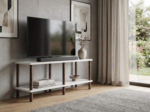 TV szekrény SOLE 90 cm, fehér