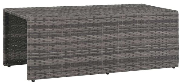 Polyrattan Kerti Bútorgarnitúra - 6 részes - Szürke