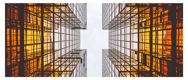 Felhőkarcoló képe (120x50 cm)