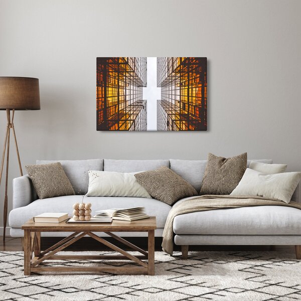 Felhőkarcoló képe (90x60 cm)