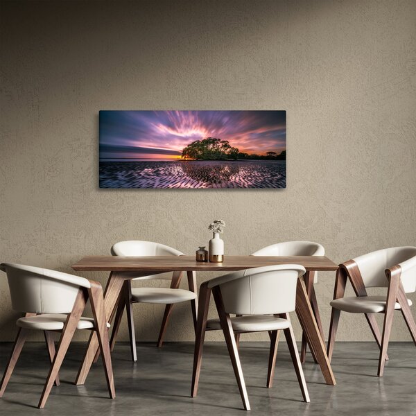 Egy fa a tengerparton képe (120x50 cm)