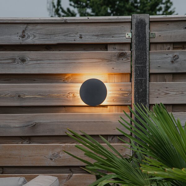 Design fali lámpa szürke 16,5 cm LED-del - Skyf