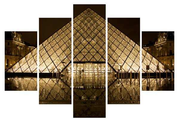 Louvre képe (150x105 cm)