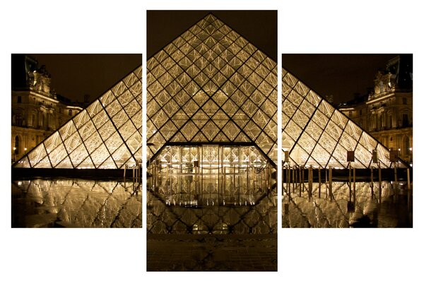 Louvre képe (90x60 cm)