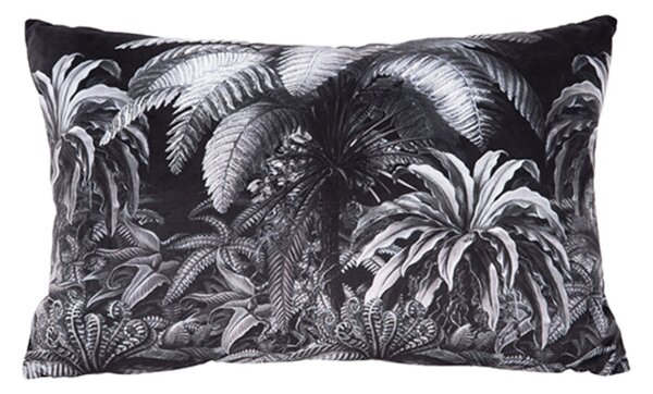 Jungle párna, fekete, 60x40 cm