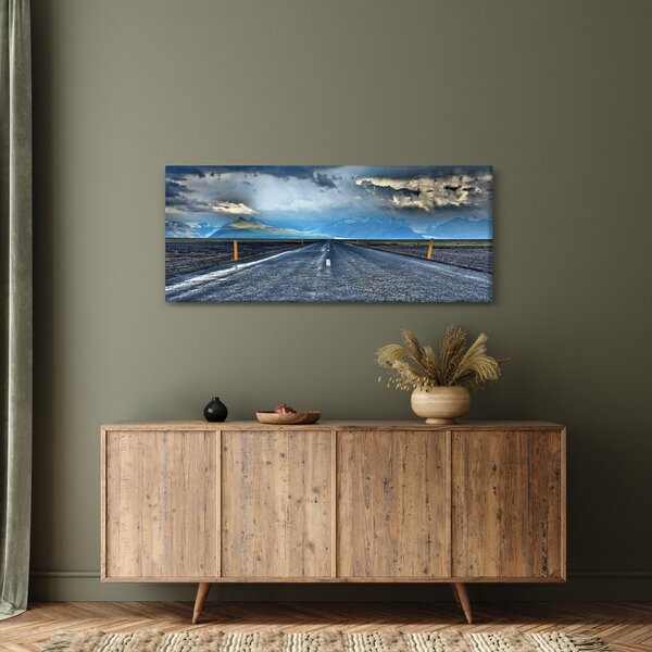 Kép egy viharról az úton (120x50 cm)