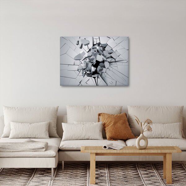 3D absztrakciós kép (70x50 cm)