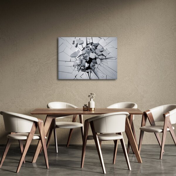 3D absztrakciós kép (70x50 cm)