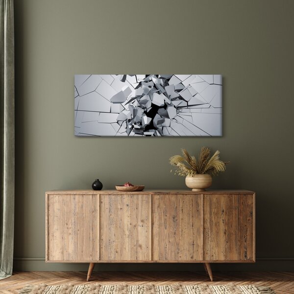 3D absztrakciós kép (120x50 cm)