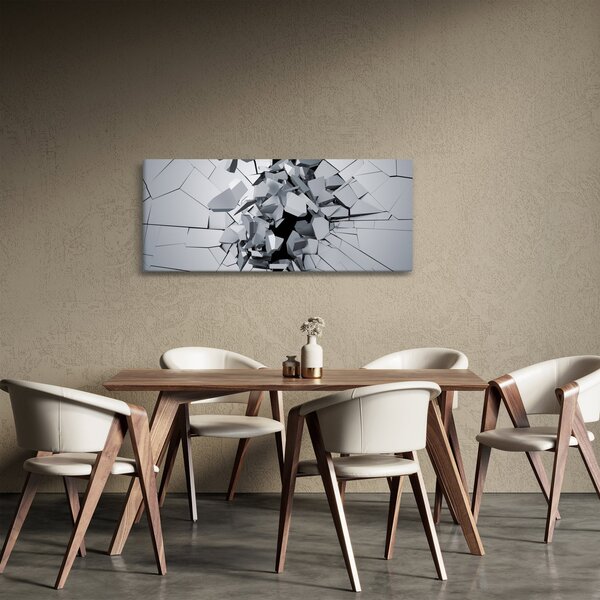 3D absztrakciós kép (120x50 cm)