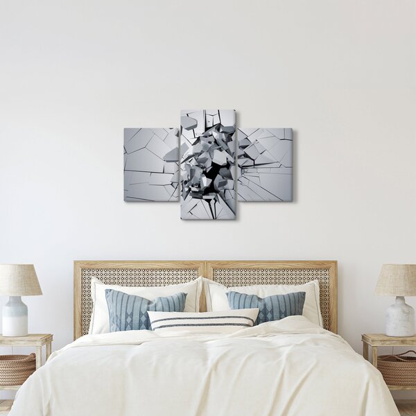 3D absztrakciós kép (90x60 cm)