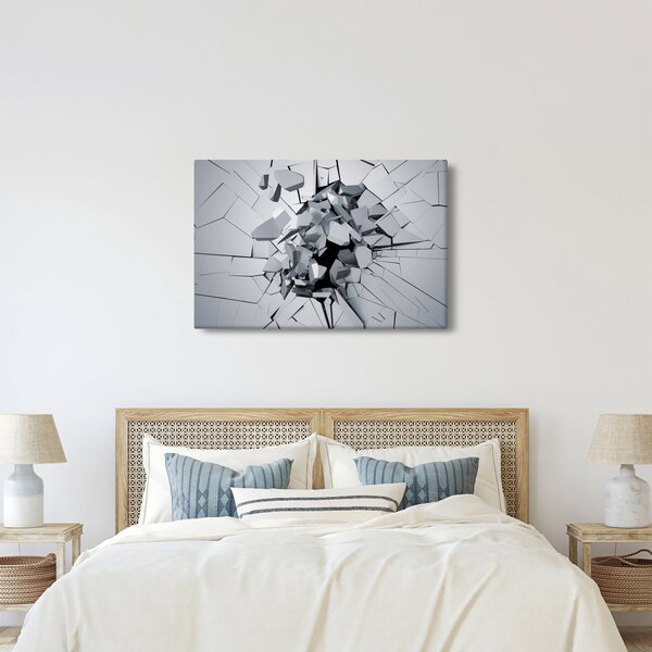 3D absztrakciós kép (90x60 cm)