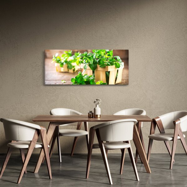 Friss menta képe (120x50 cm)