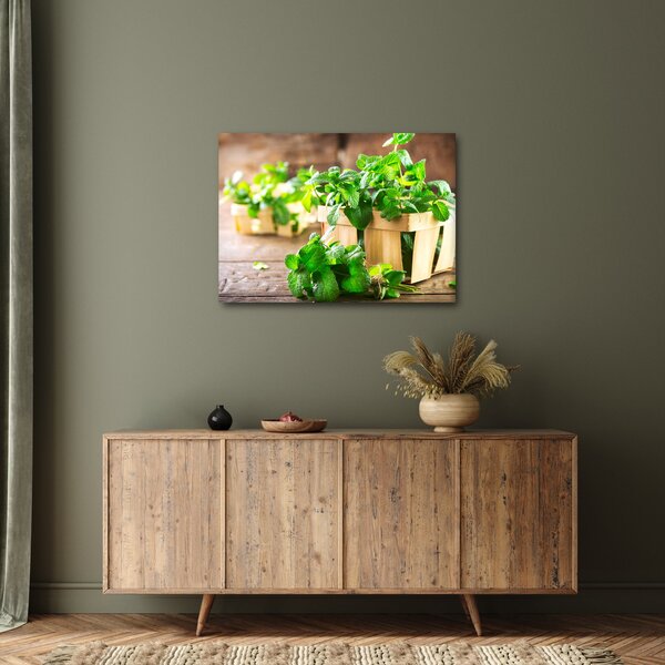 Friss menta képe (70x50 cm)