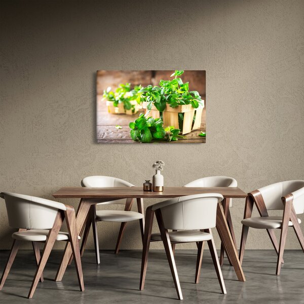 Friss menta képe (90x60 cm)