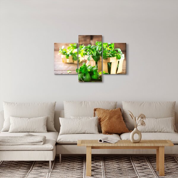 Friss menta képe (90x60 cm)
